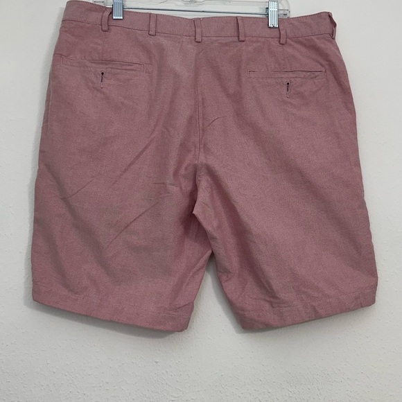 Jos. A. Bank 1905 Men’s Size 38 Oxford Pink Flat Front Shorts Contemporary Style - Picture 6 of 12